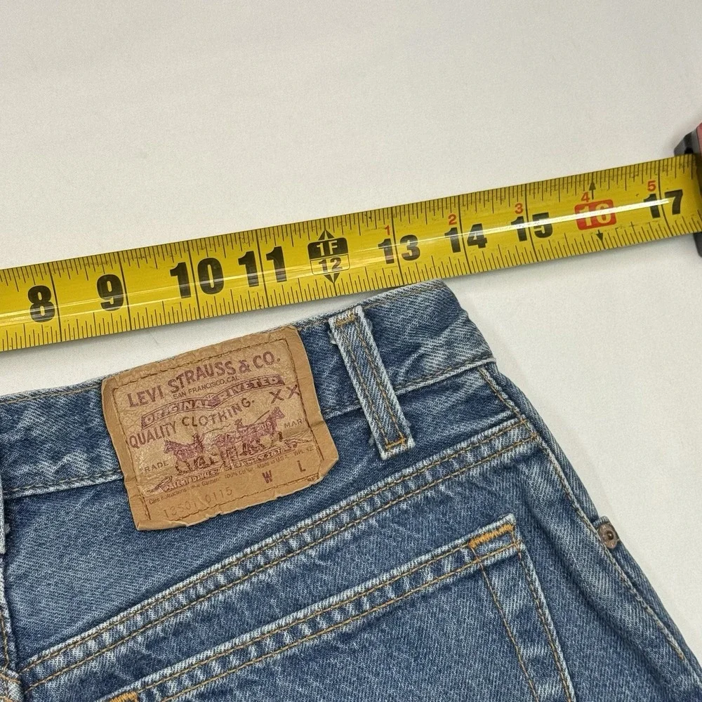 Vintage VTG Levi's 501 90s Shorts Fits 27x9 Made in USA Denim Cut Off‎ Jorts
